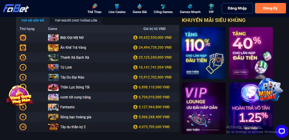 Người chơi Nổ Hũ tại 99win link